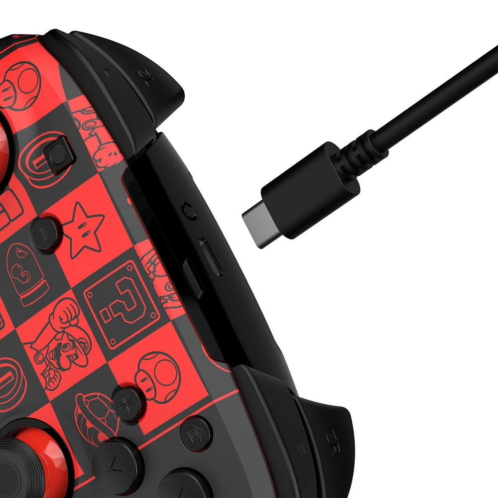 PDP Manette sans fil REMATCH GLOW: Super Icon - Nintendo Switch, & Nintendo Switch - OLED Model PDP RMTCH GLW WL CNTRL S. Ico