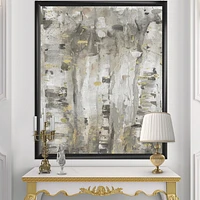 Designart The Modern Grey Forest II Framed Wall Art