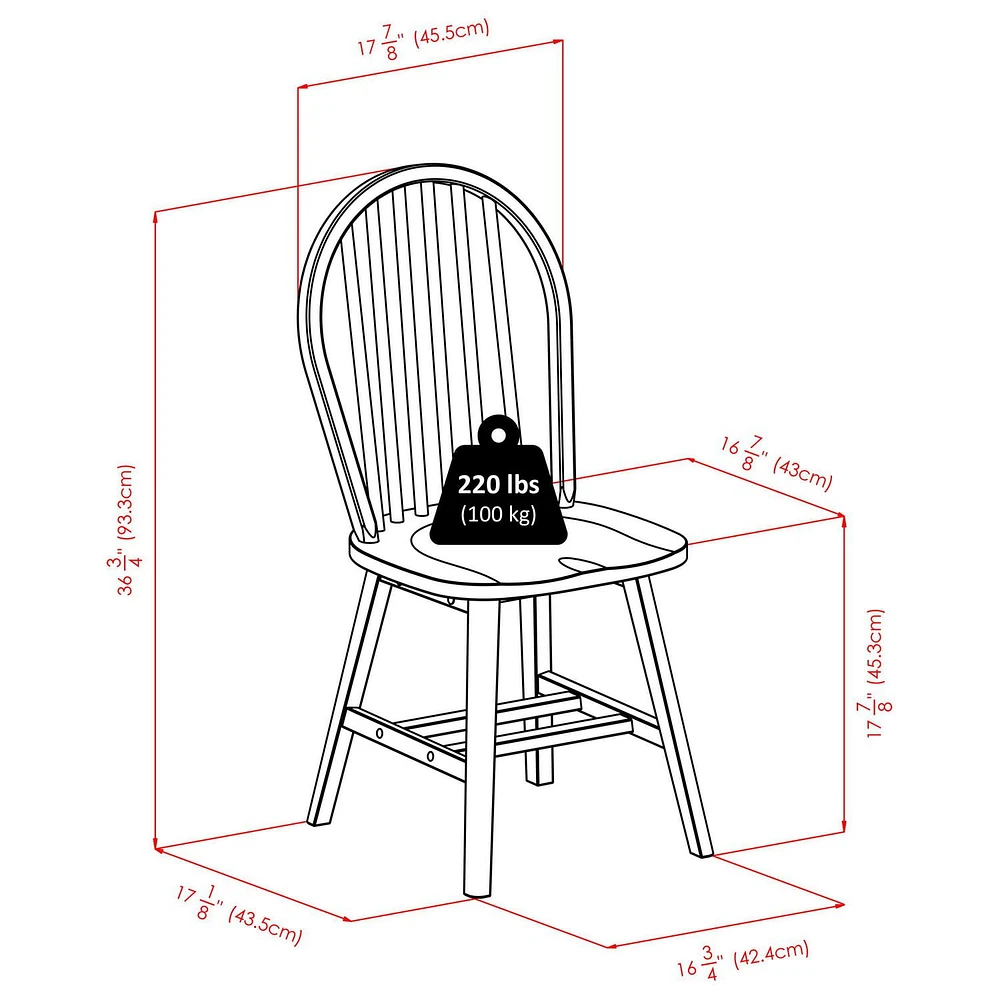 Table de salle à manger à abattant Mornay 5 pièces avec chaises