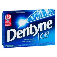 Dentyne Ice Peppermint, Sugar Free Gum, 1 Pack  (12 Pieces), 12 count