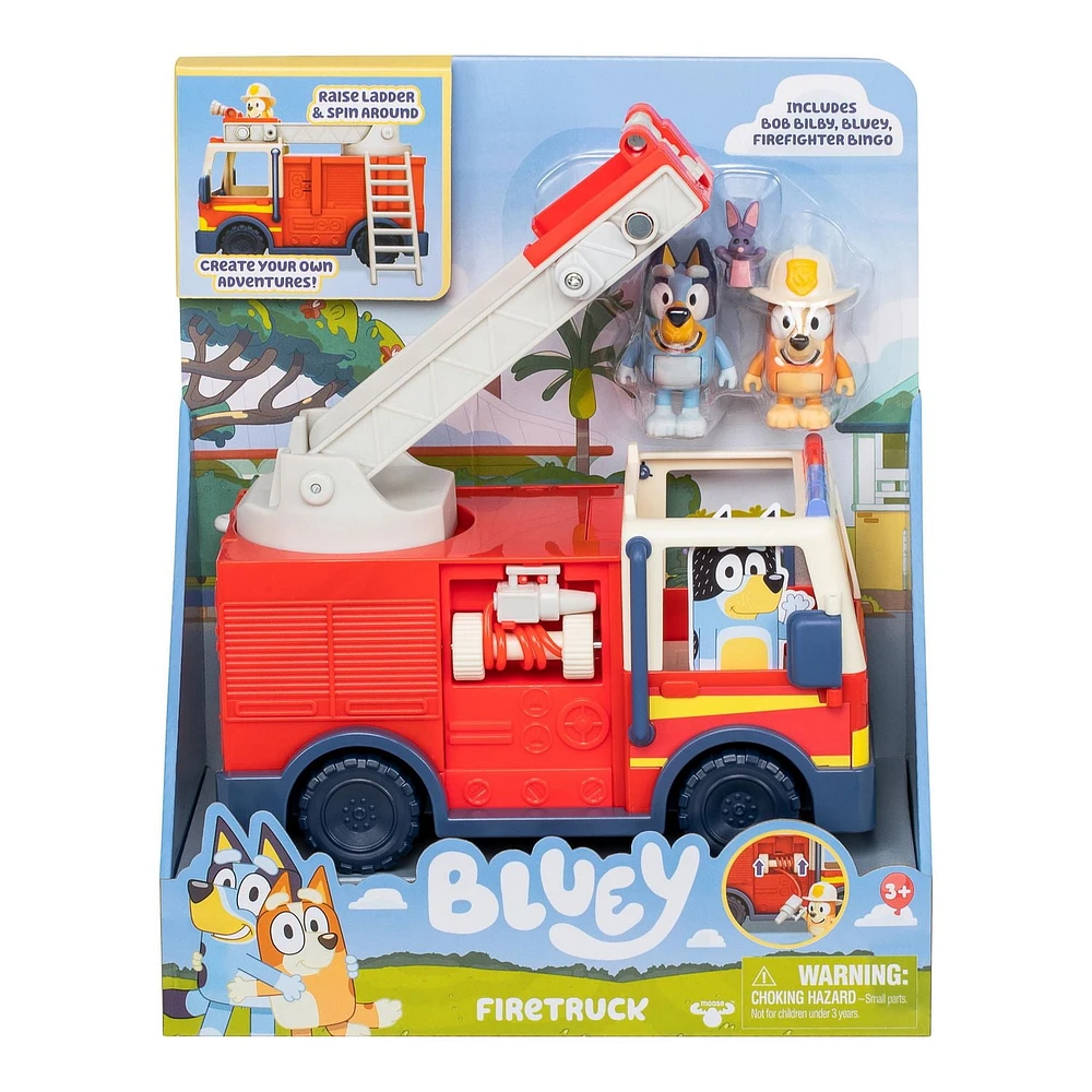 CAMION DE POMPIERS BLUEY S10 BINGO Bingo inclus !