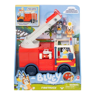 CAMION DE POMPIERS BLUEY S10 BINGO Bingo inclus !