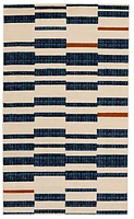 Tapis Capri Leslie os & bleu de 6 pi 5 po x 9 pi 3 po