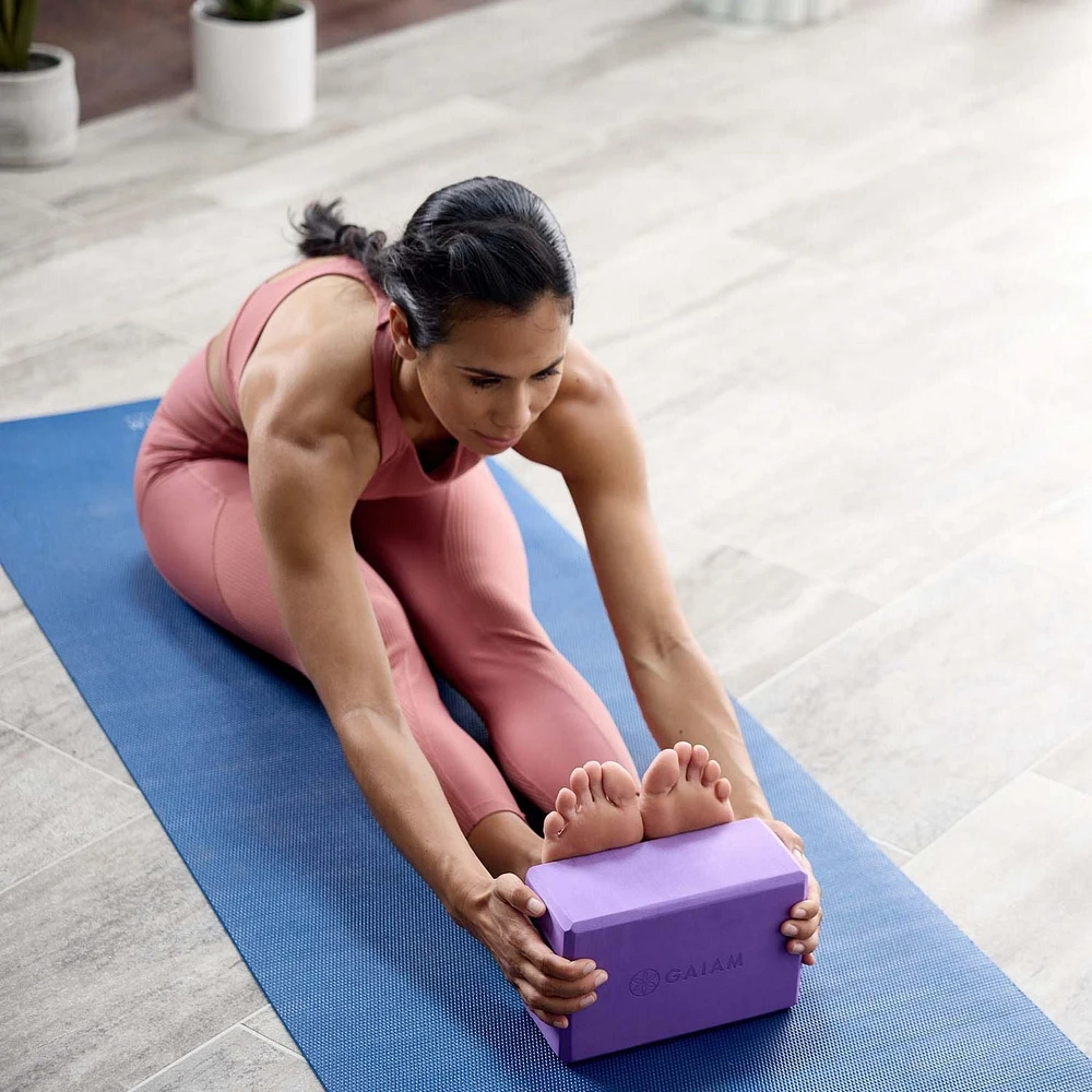 Gaiam Athletic Yoga 5mm Duramat - Bleu / Gris