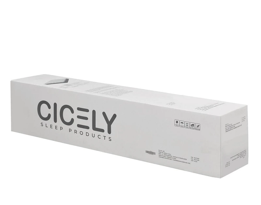 Matelas à ressorts ensachés King 11'' en mousse de gel Cicely