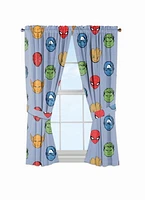 Marvel Avengers 100% Polyester Rideaux Opaque pour la Chambre, Lot de 2