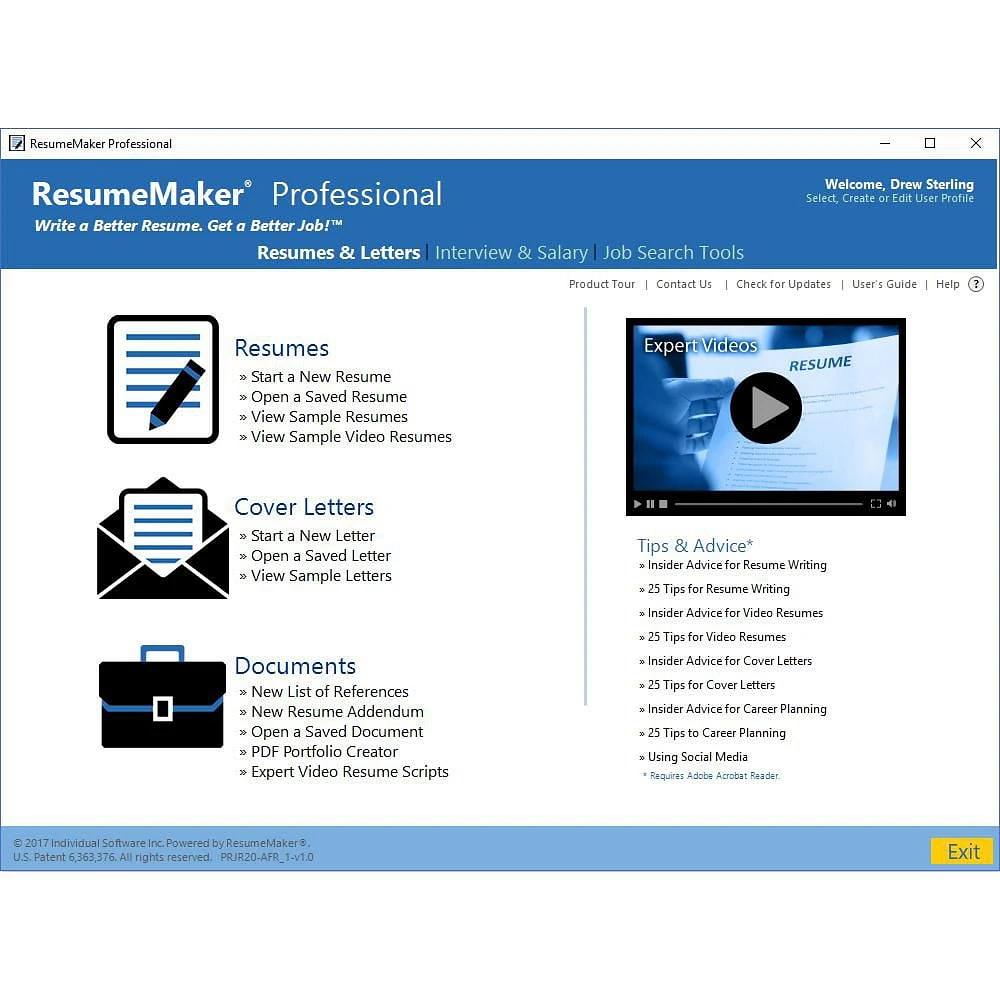 ResumeMaker Professionnel de Luxe 20 [Code Numérique]
