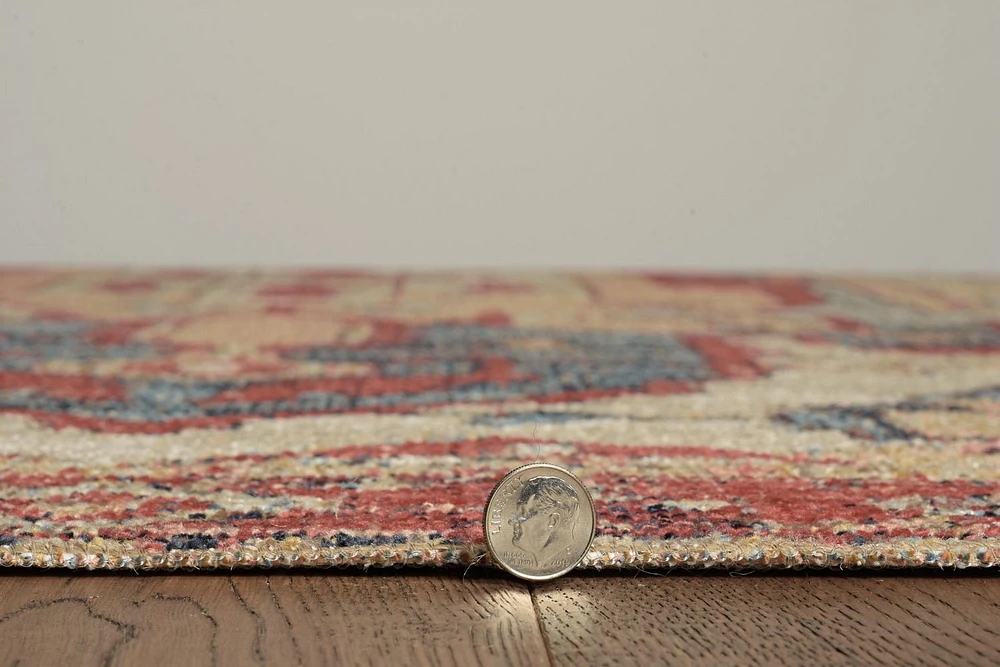 Great Zero Garron Ivory & Rust 8' x 10' Area Rug