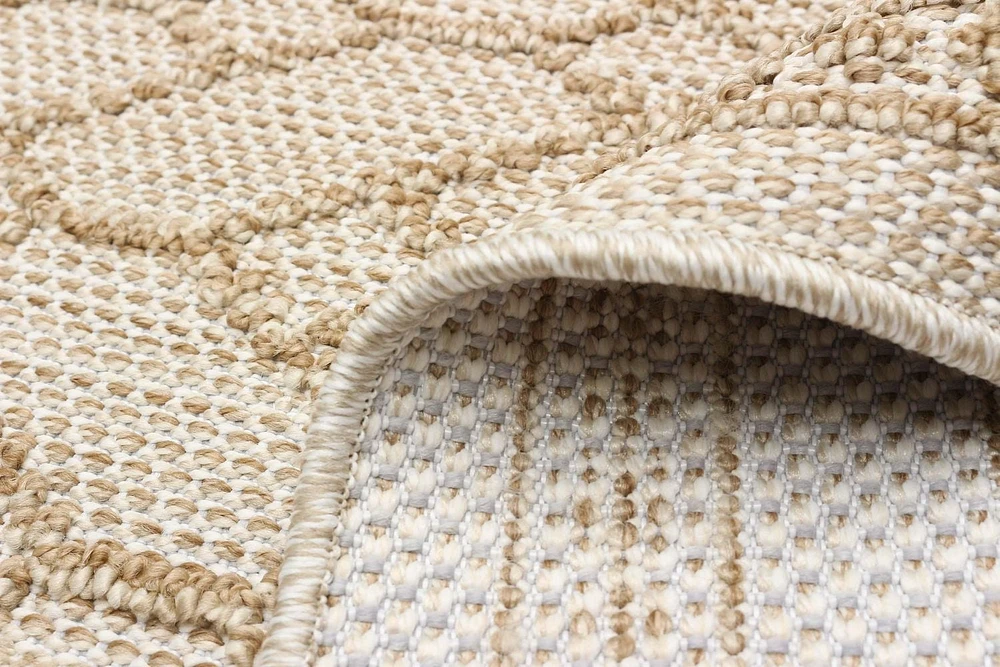Tapis ECARPET Style Jute pour Chambre à Coucher, Salon, Salle à Manger Collection Francesca
