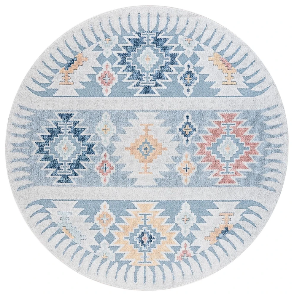 SAFAVIEH Sarasota Giovanni Tapis Intérieur/Extérieur Aztèque