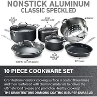 GRANITESTONE 10 Piece Cookware Set