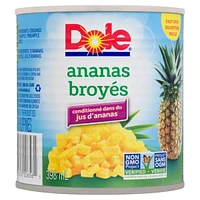 Dole Crushed Pineapple in Pineapple Juice, 398 mL