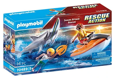 Sauvetage d'attaque de requin