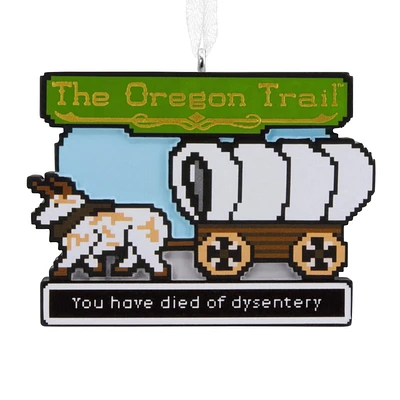 Décoration Hallmark de Noël (Jeu vidéo, The Oregon Trail)