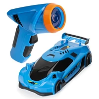 Air Hogs, Zero Gravity Laser, Laser-Guided Wall Racer, Wall Climbing Remote Control Race Car, Blue