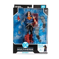 McFarlane Toys - DC Multiverse - Dark Nights Death Metal - Figurine Superman avec pièces Build-A Darkfather