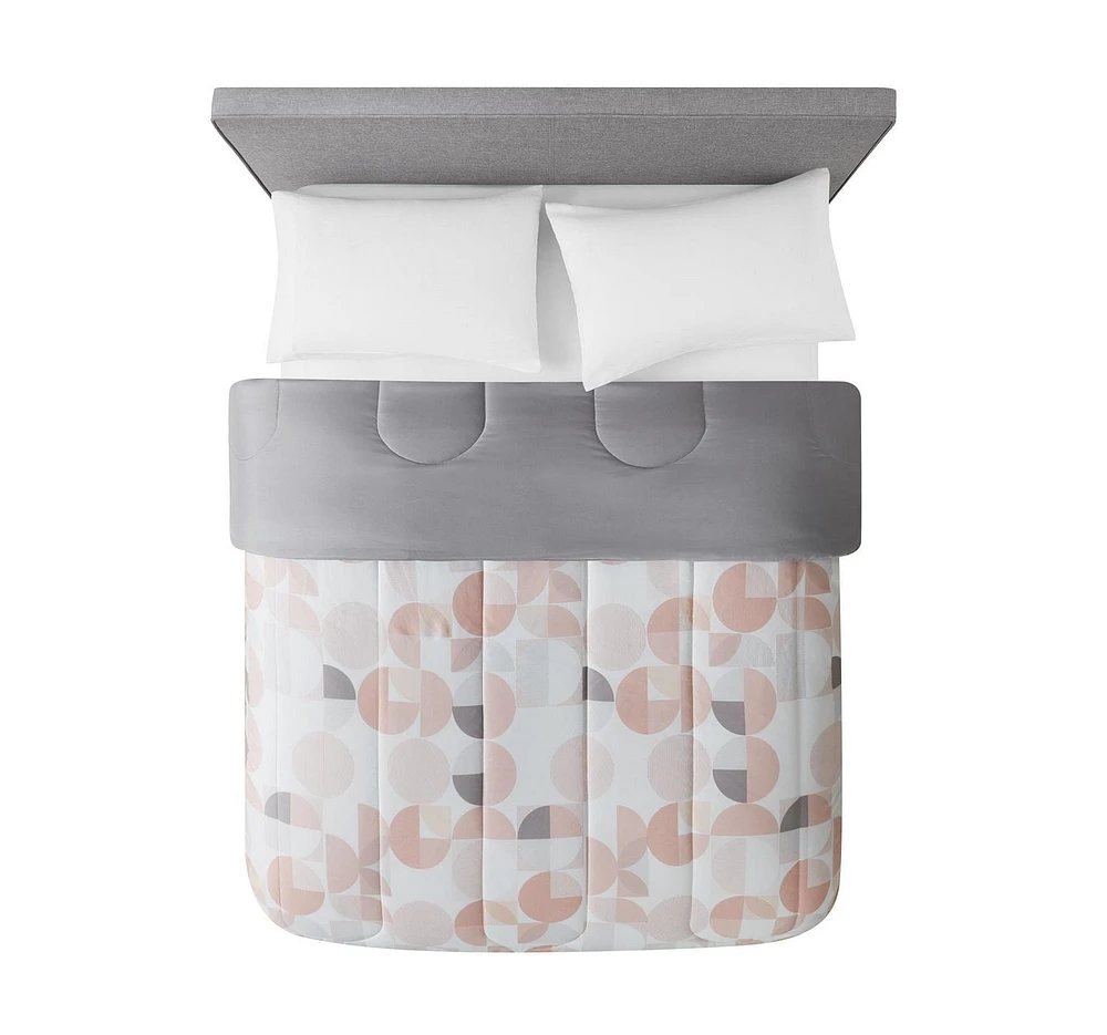 Edredon Imprimé Reversible de Mainstays, 1 morceau Disponible en 1Place & 2Places/Grand