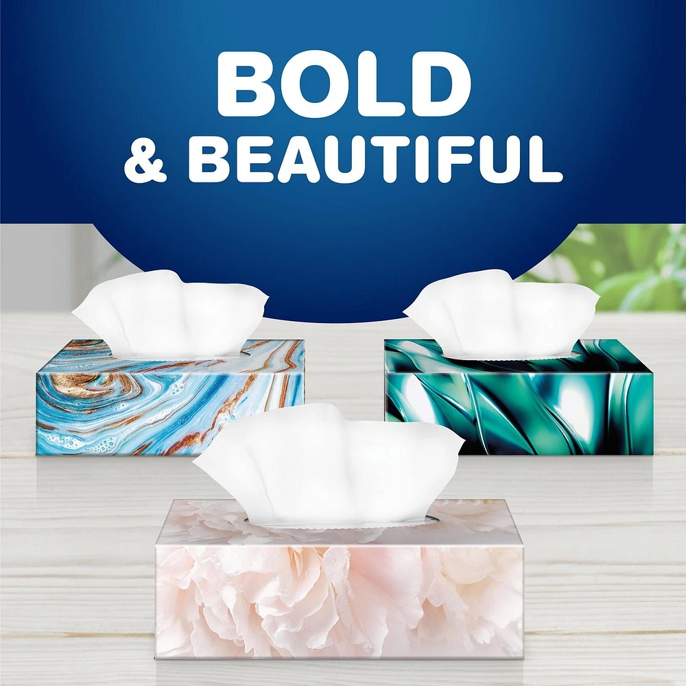Scotties Supreme 3 Ply Soft & Strong Facial Tissue, Hypoallergenic and Dermatologist Tested, 18 Boxes, 81 Tissues per Box, 18 Boxes, 81 Tissues per Box.