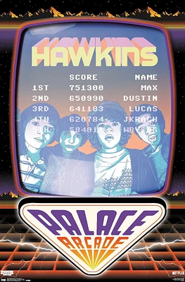 Netflix Stranger Things: Season 2 - Palace Arcade Wall Poster