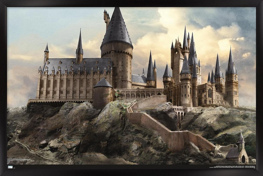 The Wizarding World: Harry Potter - Hogwarts at Sunrise Wall Poster, 22.375" x 34"