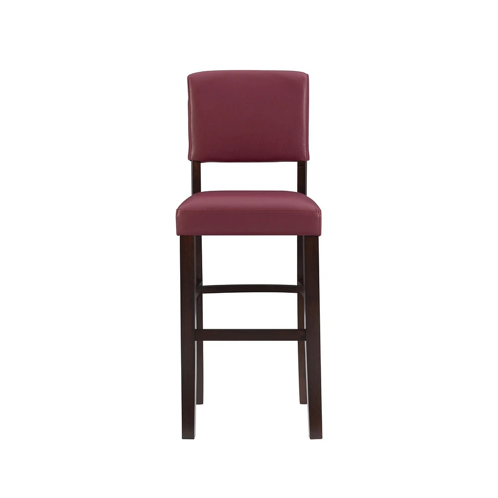 Tabouret de bar rouge Benson