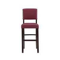 Tabouret de bar rouge Benson