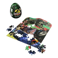 Jurassic World, Puzzle mystère de 100 pièces, Film parc de dinosaures avec emballage en forme d'œuf, pour adultes et enfants à partir de 4 ans