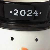 Ornement tasse bonhomme de neige Holiday Time