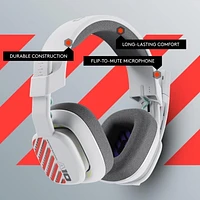 LOGITECH ASTRO GAMING A10 GEN 2 CASQUE XBOX BLANC Qualité sonore améliorée