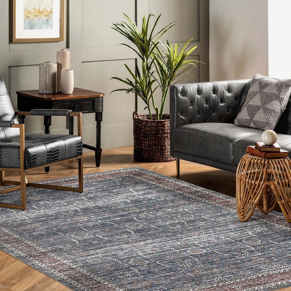 Rug Branch Collection Emir Tapis traditionnel oriental déperlant hydrofuge