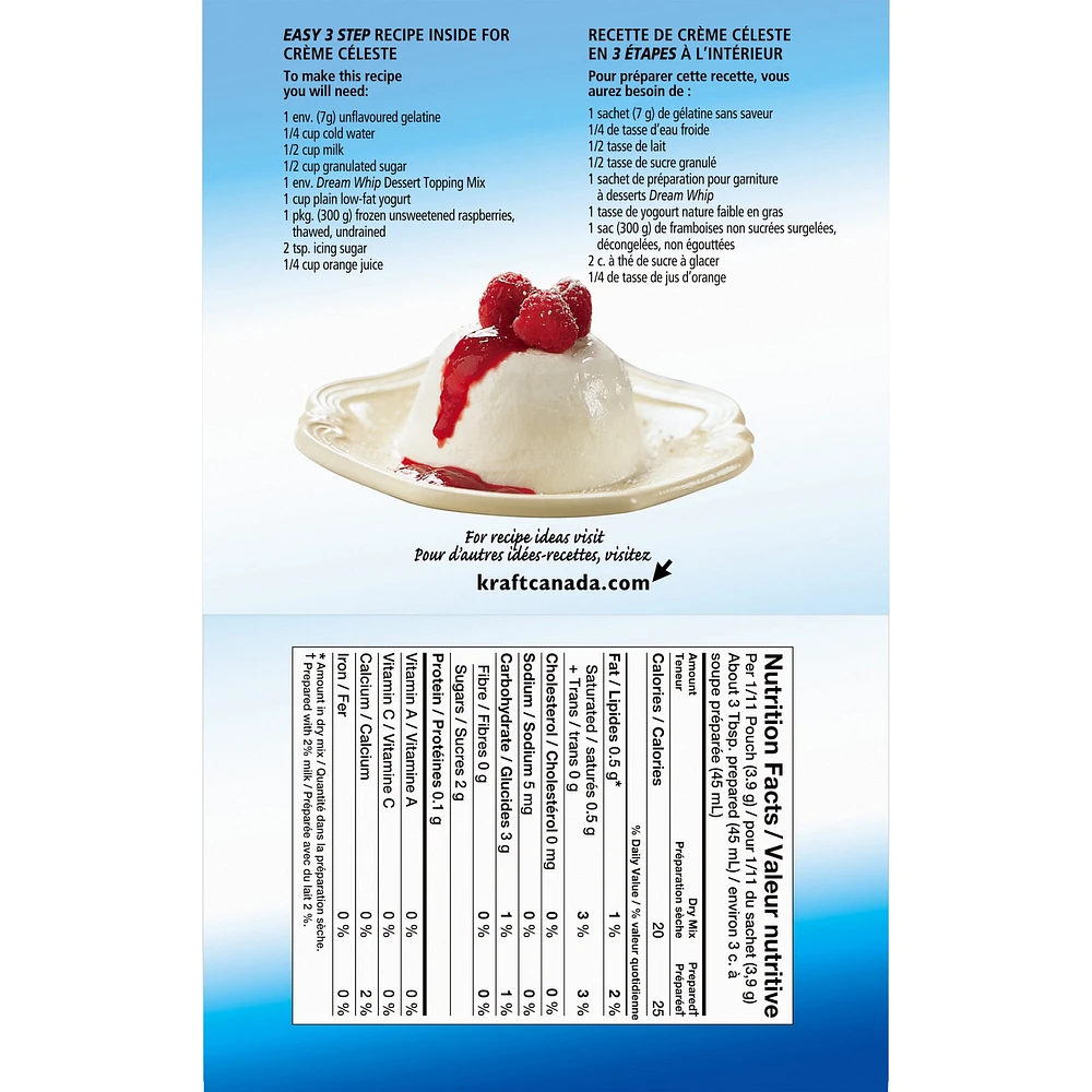 Dream Whip Whipped Topping Mix, 170g