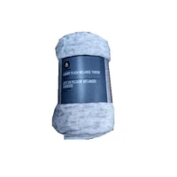 hometrends Luxury Plush Melange Throw, Soft hand