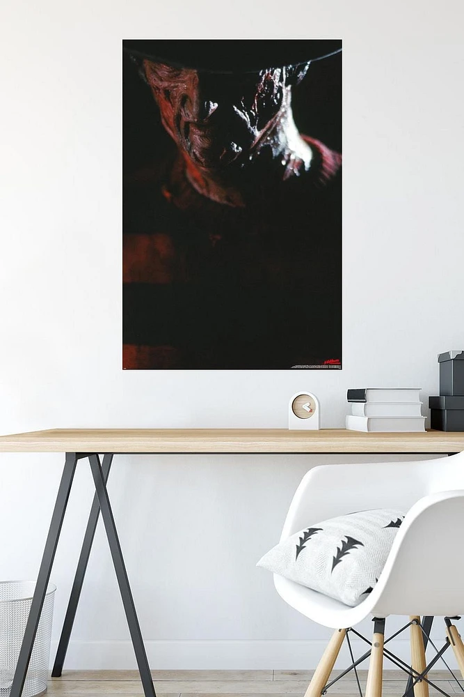A Nightmare on Elm Street - Freddy Portrait Wall Poster with Magnetic Frame, 22.375" x 34"