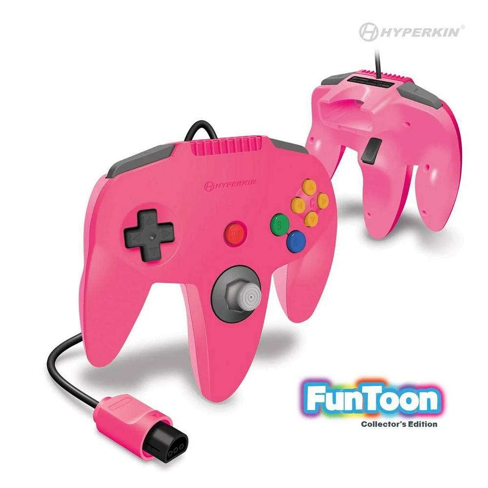 Hyperkin Captain Premium Controller Funtoon Collectors Edition Pour N64® (Princesse Rose)