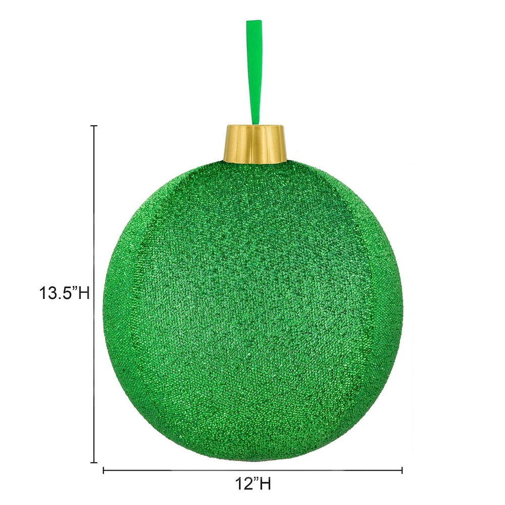 ORNEMENTS JUMBO DE 12" VERT