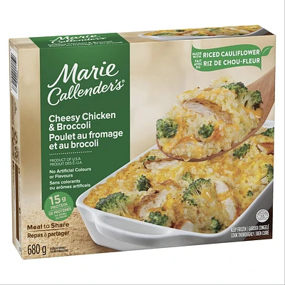  Poulet au fromage et au brocoli en format à partager surgelé Marie Callender's 680g