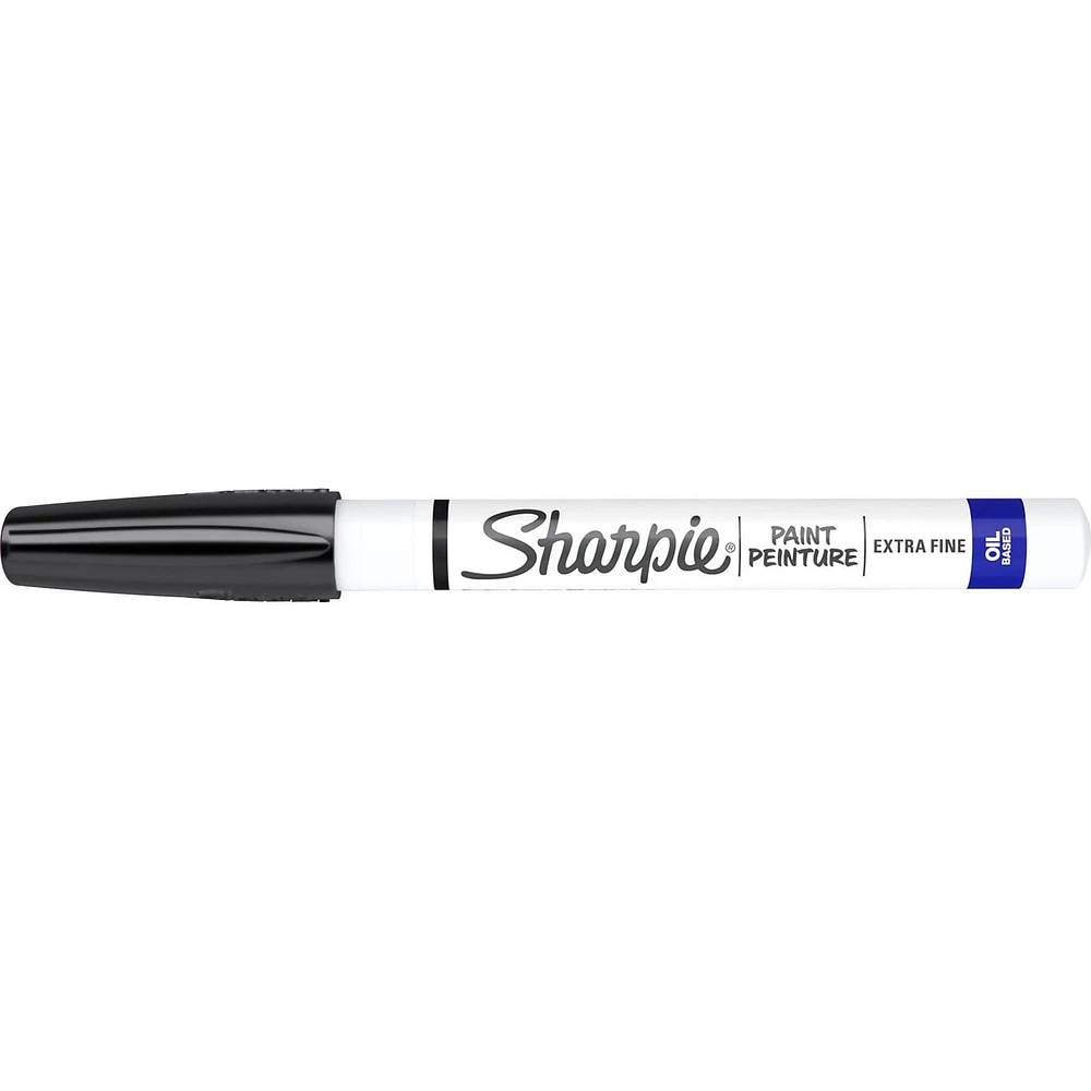 Marqueur Sharpie Paint à base d'huile, pointe fine, noir 1 unité