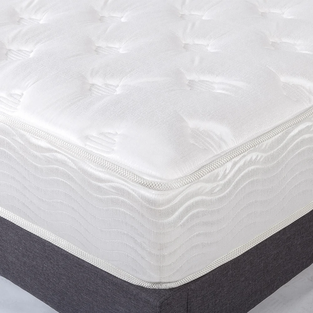 Spa Sensations by Zinus 10 Inch Support Spring Mattress in a Box with Coiled Innerspring and Comfort Layer -10 Year Warranty