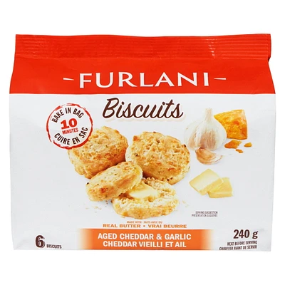 Furlani Aged Cheddar & Garlic Biscuits