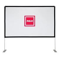 RCA 100-in Portable Projector Screen - White, Screen Ratio: 16:9