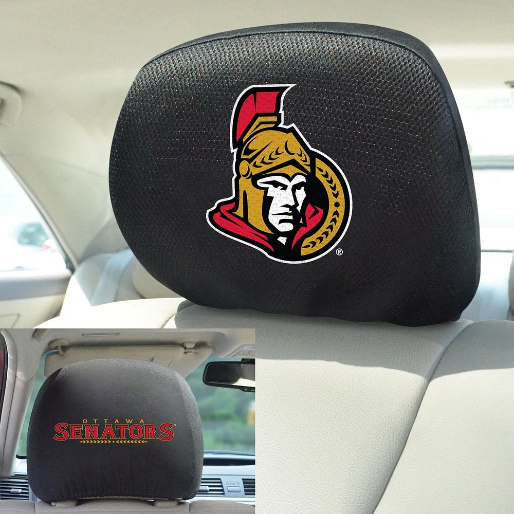 NHL Ottawa Senators Head Rest Cover