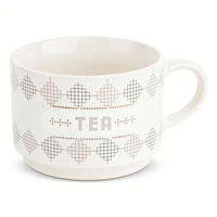 Thyme & Table Ensemble de 4 tasses à café empilables Bistro, 11 fl oz tasses à café