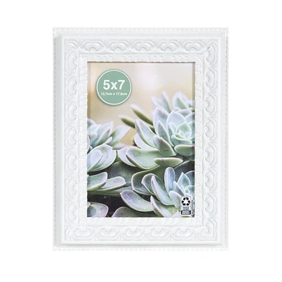 Cadre photo 12,7 x 17,8 cm Mandeville blanc