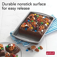 Goodcook Nonstick Biscuit/Brownie Pan, 7X11 inch