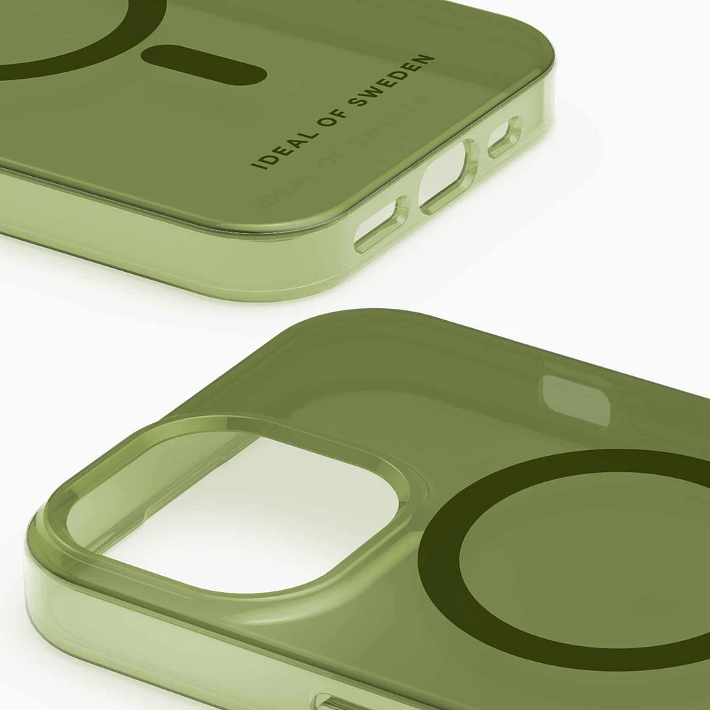 Ideal of Sweden Clear Case Entry MagSafe Khaki for iPhone 16e/15/14/13