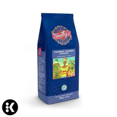 Timothy’s® Colombian Excelencia Medium Roast Ground Coffee