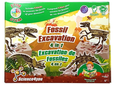 Science4you - Excavation de Fossils 4 en 1