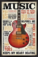 Music Inspires Me Wall Poster