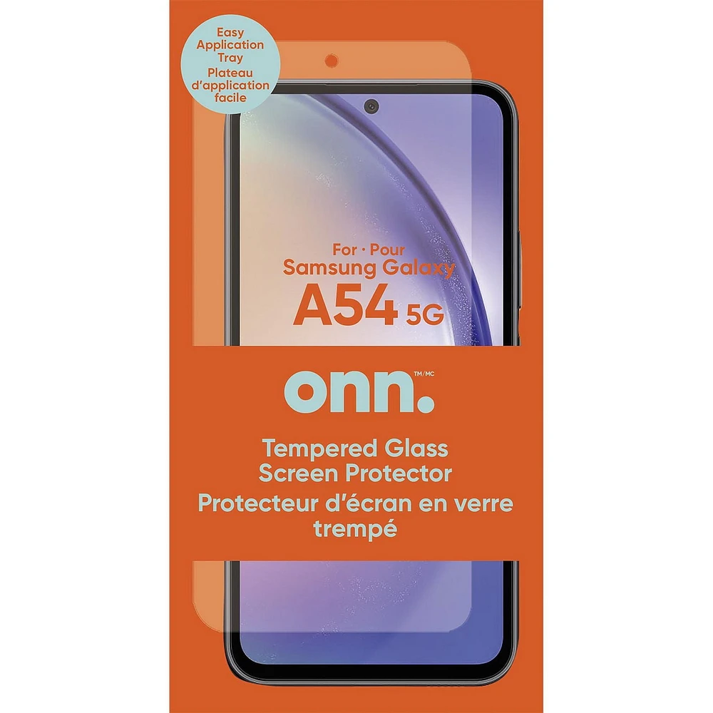 onn. Samsung Galaxy A54 Screen Protector