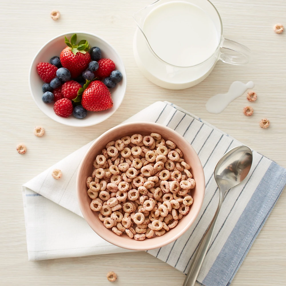 Céréales pour Petit Déjeuner Very Berry Cheerios, Grains Entiers 411g